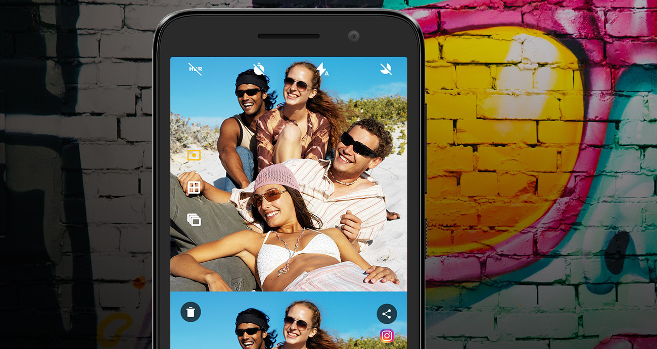 Alcatel 1 social square