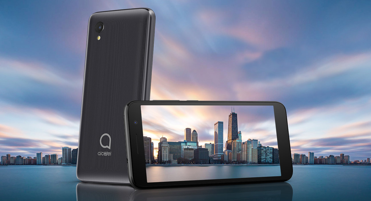 Alcatel 1 (2019) klasyczna lekka konstrukcja