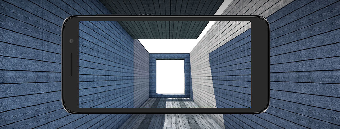 Alcatel 1 (2019) panoramiczny ekran