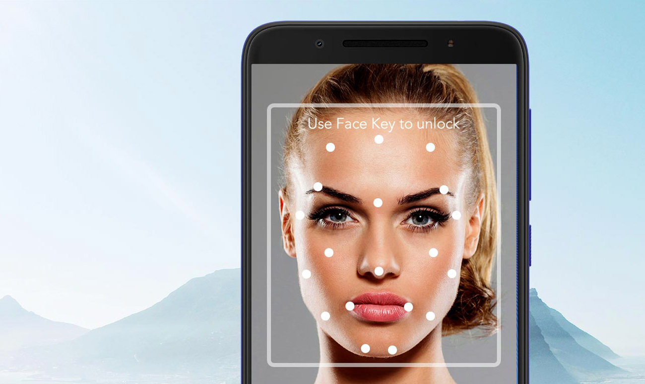 Alcatel 3 rozpoznawanie twarzy face key