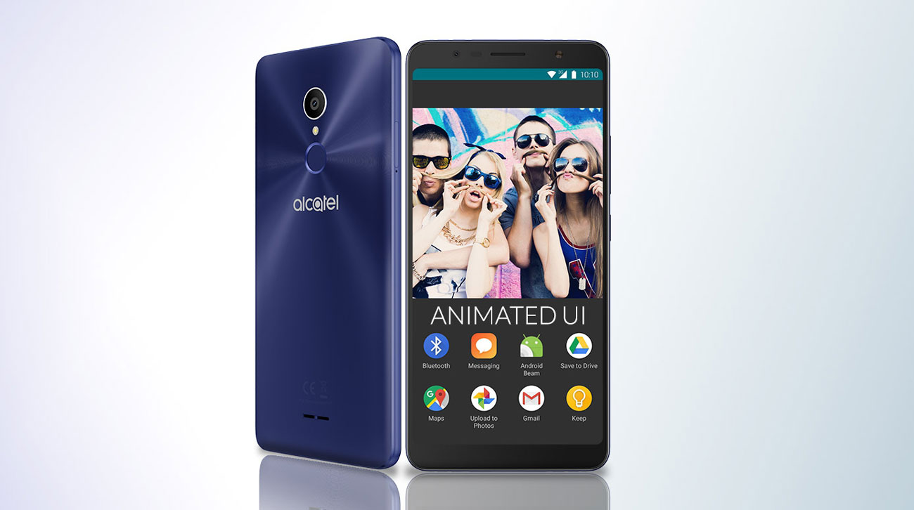 Czarny Alcatel 3C tryb społecznościowy