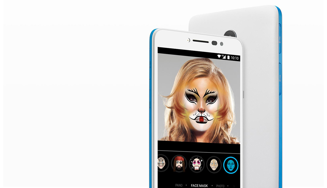 Szary Alcatel A3 XL aparat 8 mpix aplikacje selfie