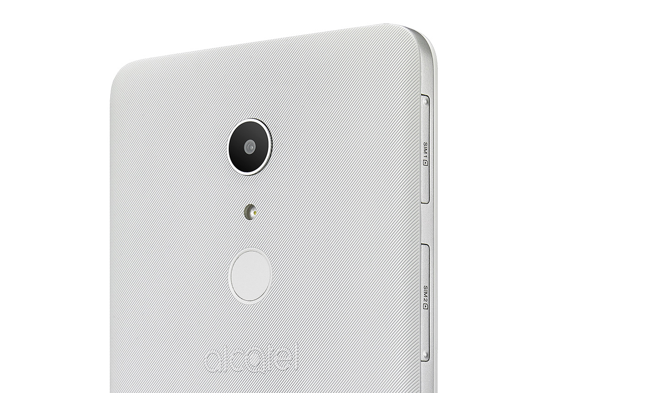 Szary Alcatel A3 XL smukła teksturowana obudowa