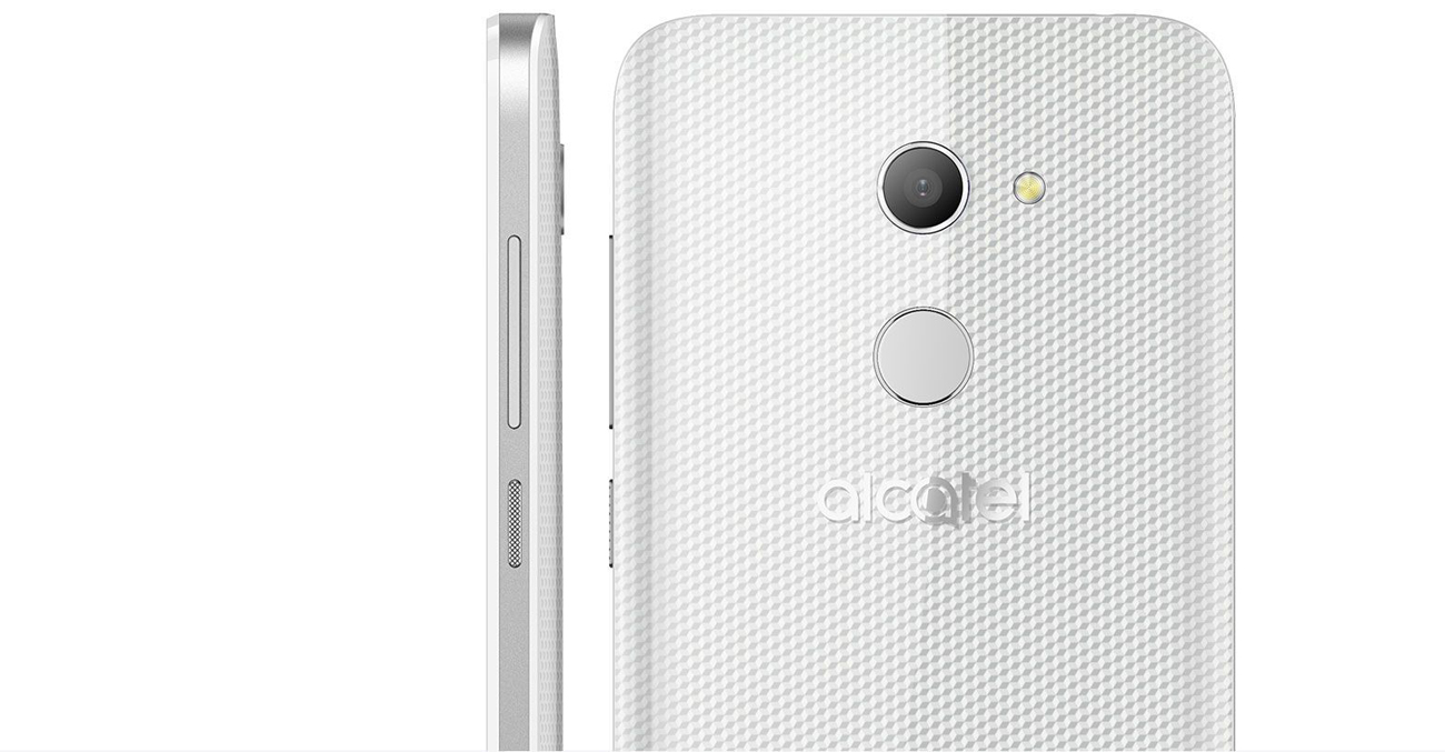 czarny Alcatel A5 LED teksturowana obudowa