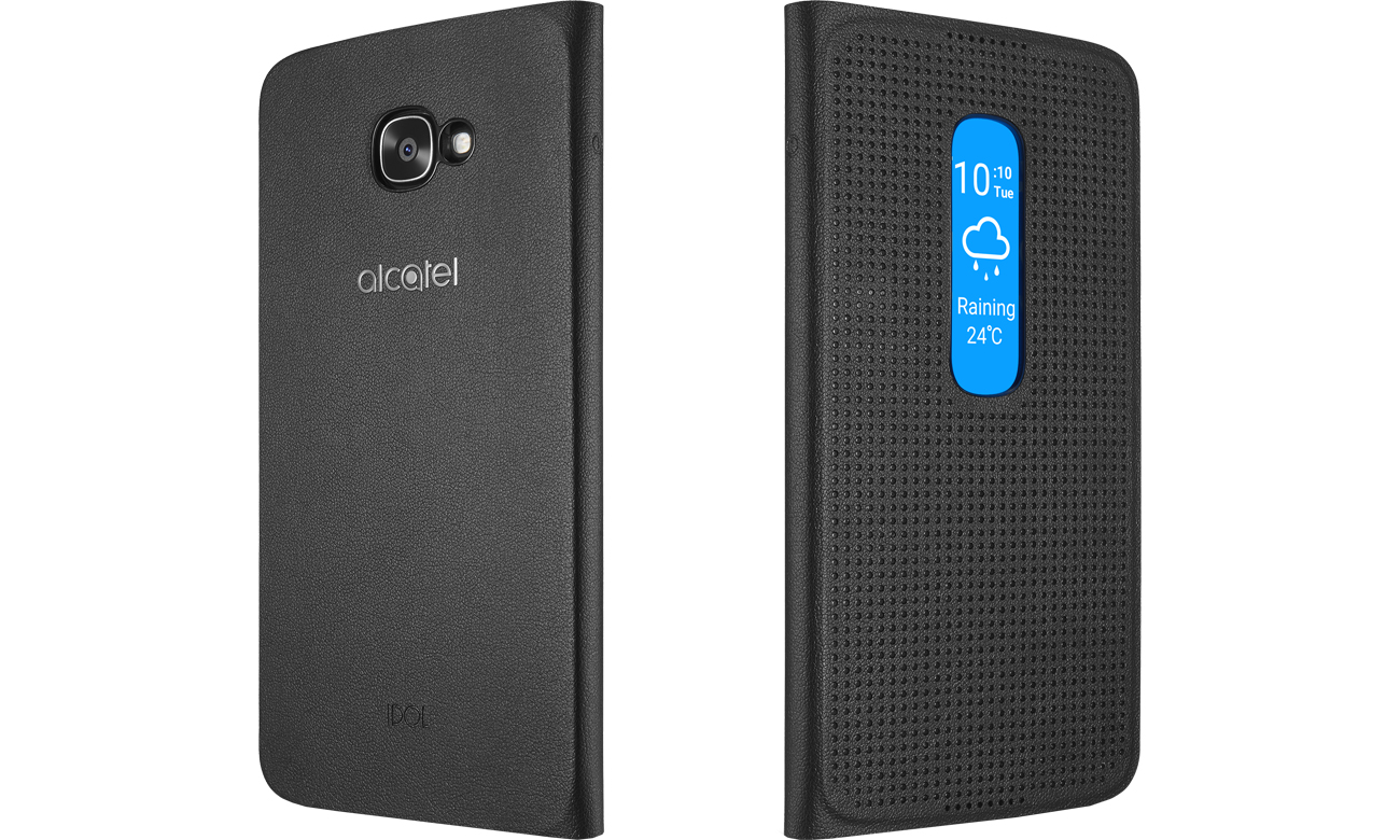 Etui Matrix Flip do Alcatel Idol 4S czarny