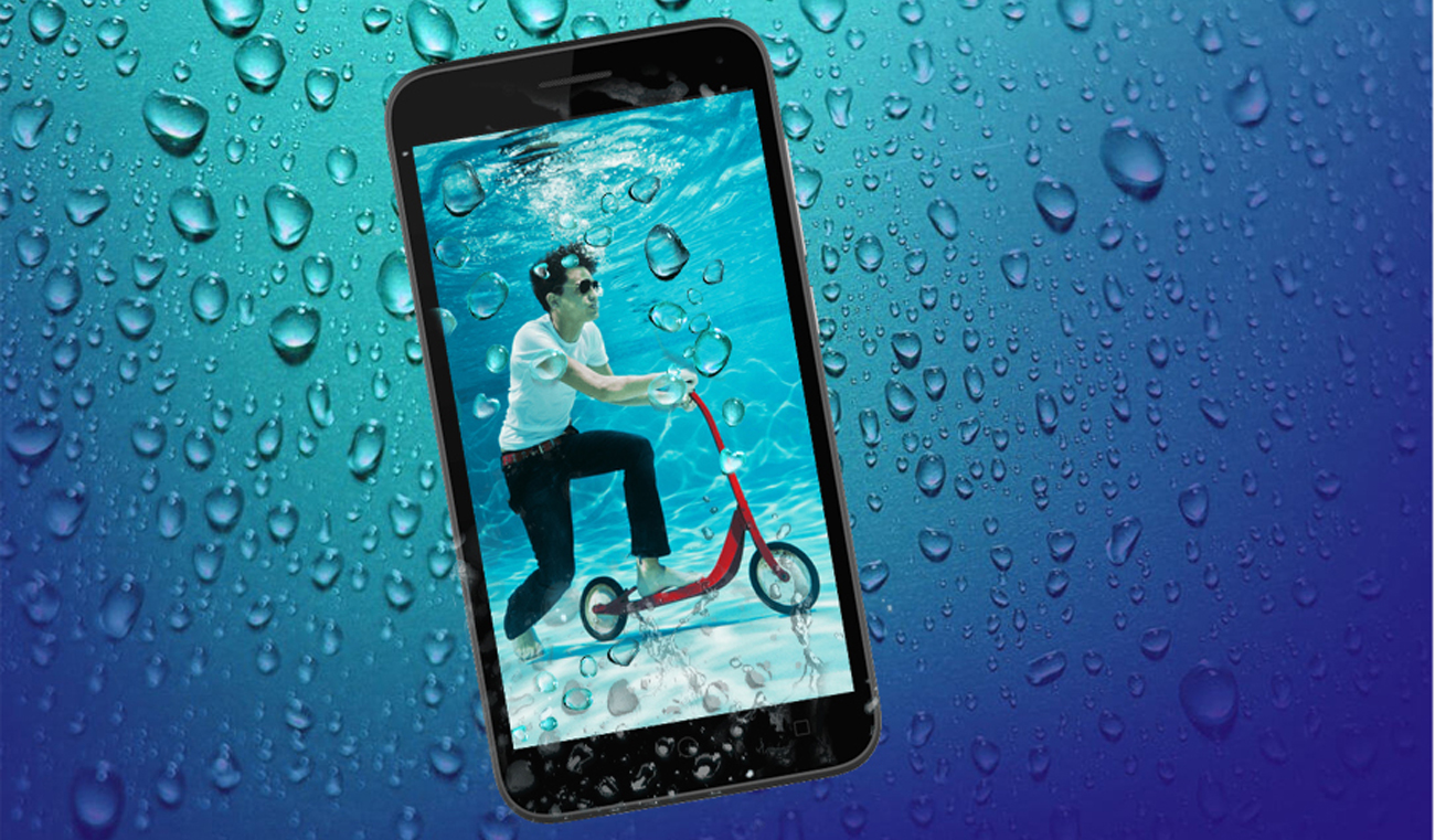 Alcatel GO PLAY LTE norma IP67 odporność na wodę i wstrząsy