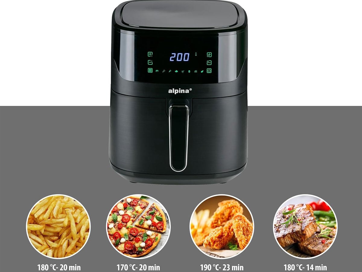 Frytkownica beztłuszczowa Alpina 6L 1600W