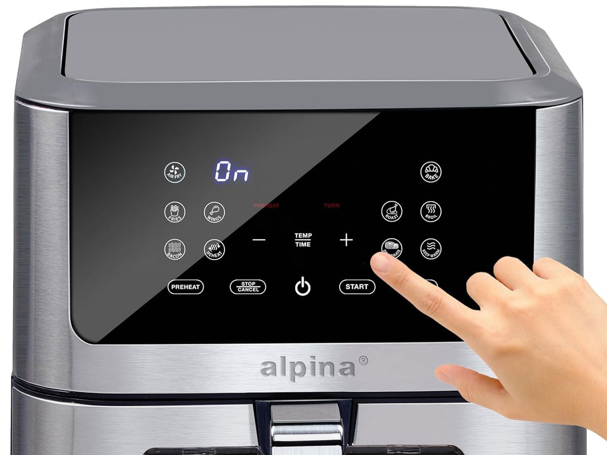 Frytkownica beztłuszczowa Alpina 8L 1800W