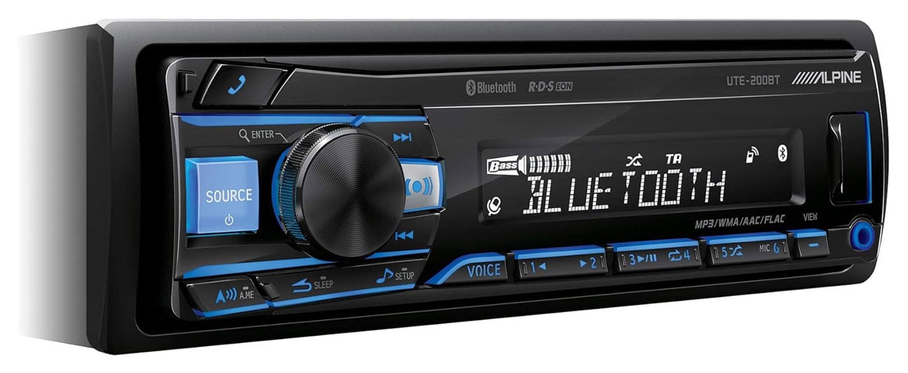 Radioodtwarzacz Alpine UTE-200BT - Widok ogólny