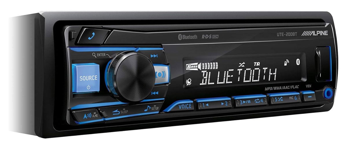 Radioodtwarzacz Alpine UTE-200BT - Widok ogólny