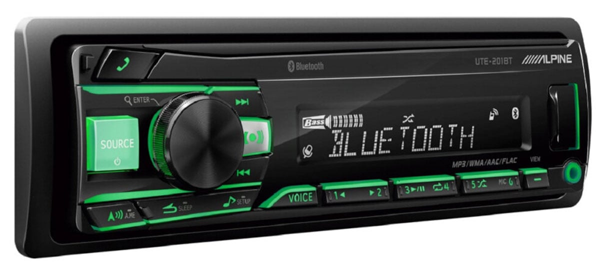 Radioodtwarzacz Alpine UTE-201BT - Widok ogólny