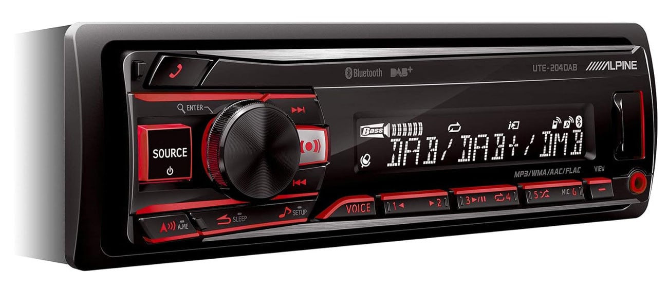 Radioodtwarzacz Alpine UTE-204 DAB - Widok ogólny