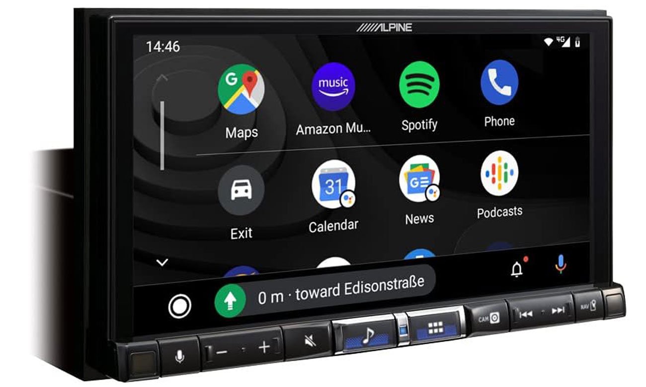 Samochodowa stacja multimedialna Alpine iLX-705D - Widok ogólny