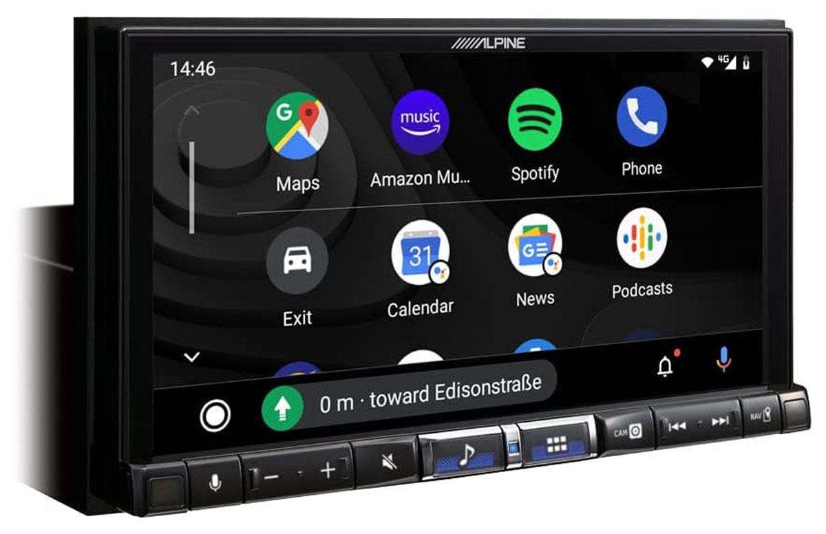 Samochodowa stacja multimedialna Alpine iLX-705D - Widok ogólny