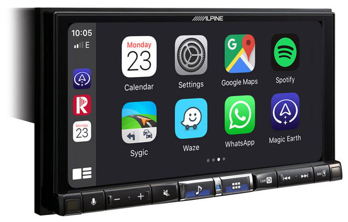 Samochodowa stacja multimedialna Alpine iLX-705DM - Widok ogólny