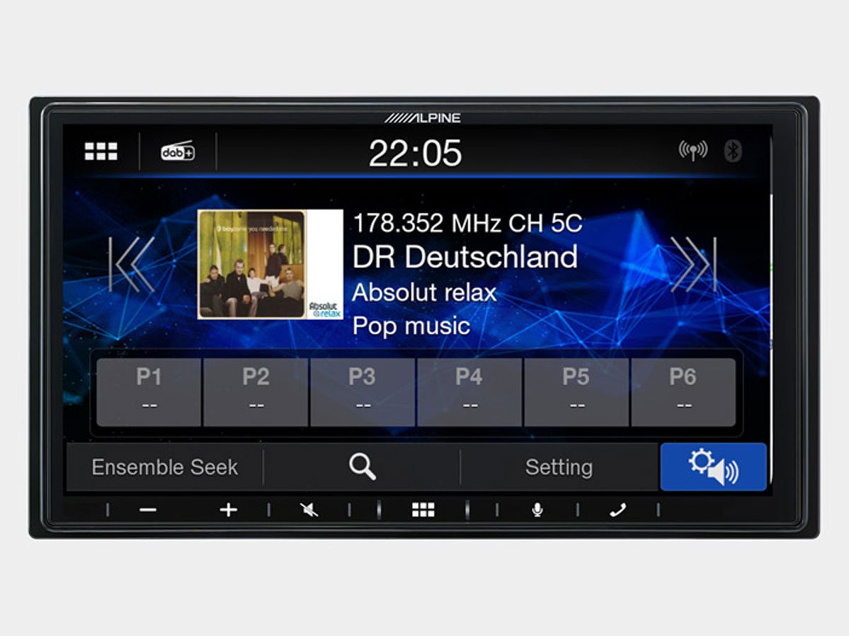 Samochodowa stacja multimedialna Alpine iLX-W690D - Wbudowany tuner DAB+
