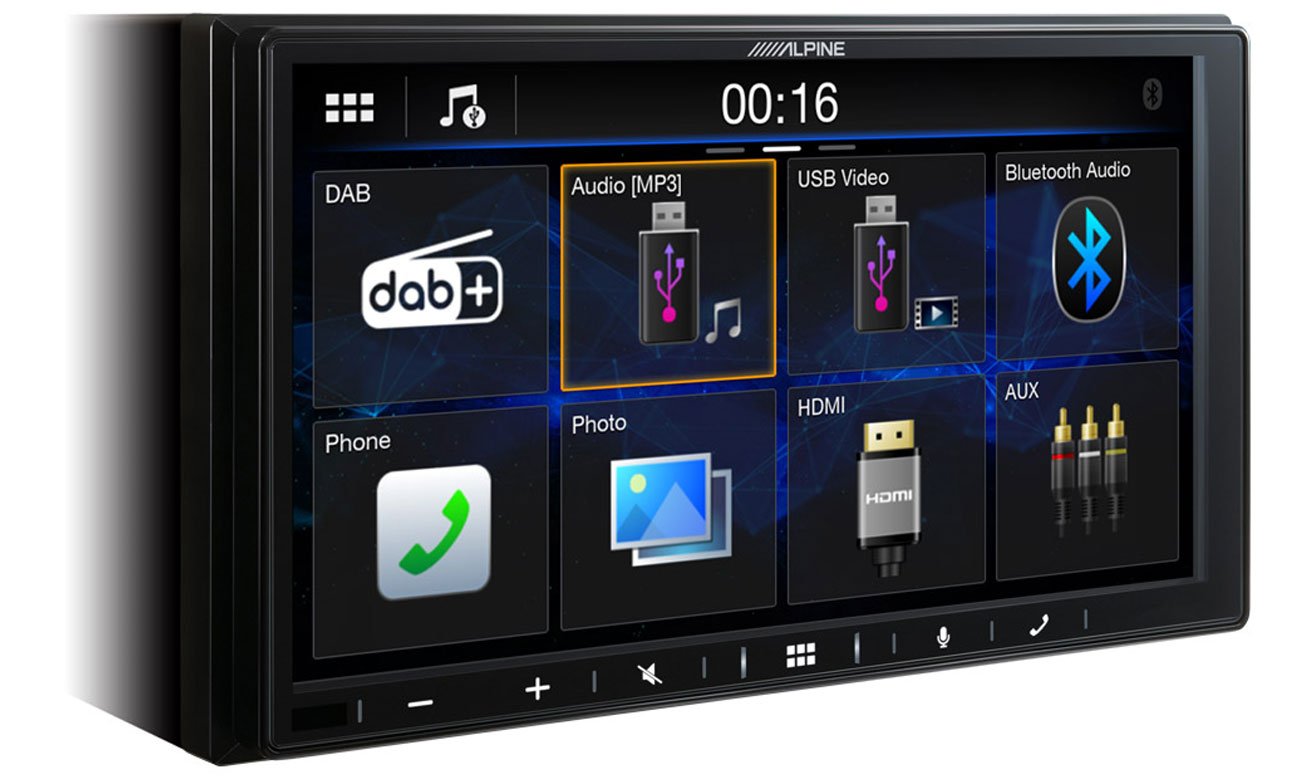 Samochodowa stacja multimedialna Alpine iLX-W690D - Widok ogólny
