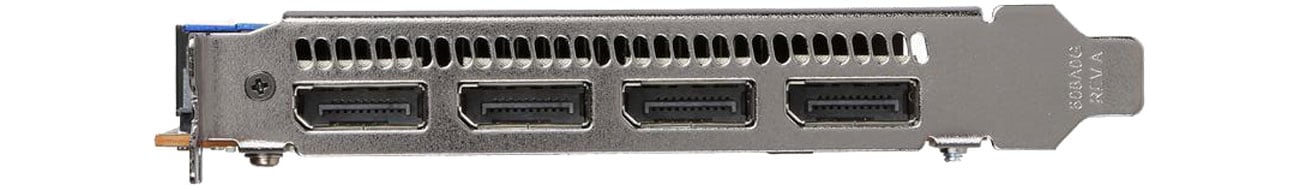 AMD Radeon Pro WX 7100 8GB GDDR5 Złącza DisplayPort