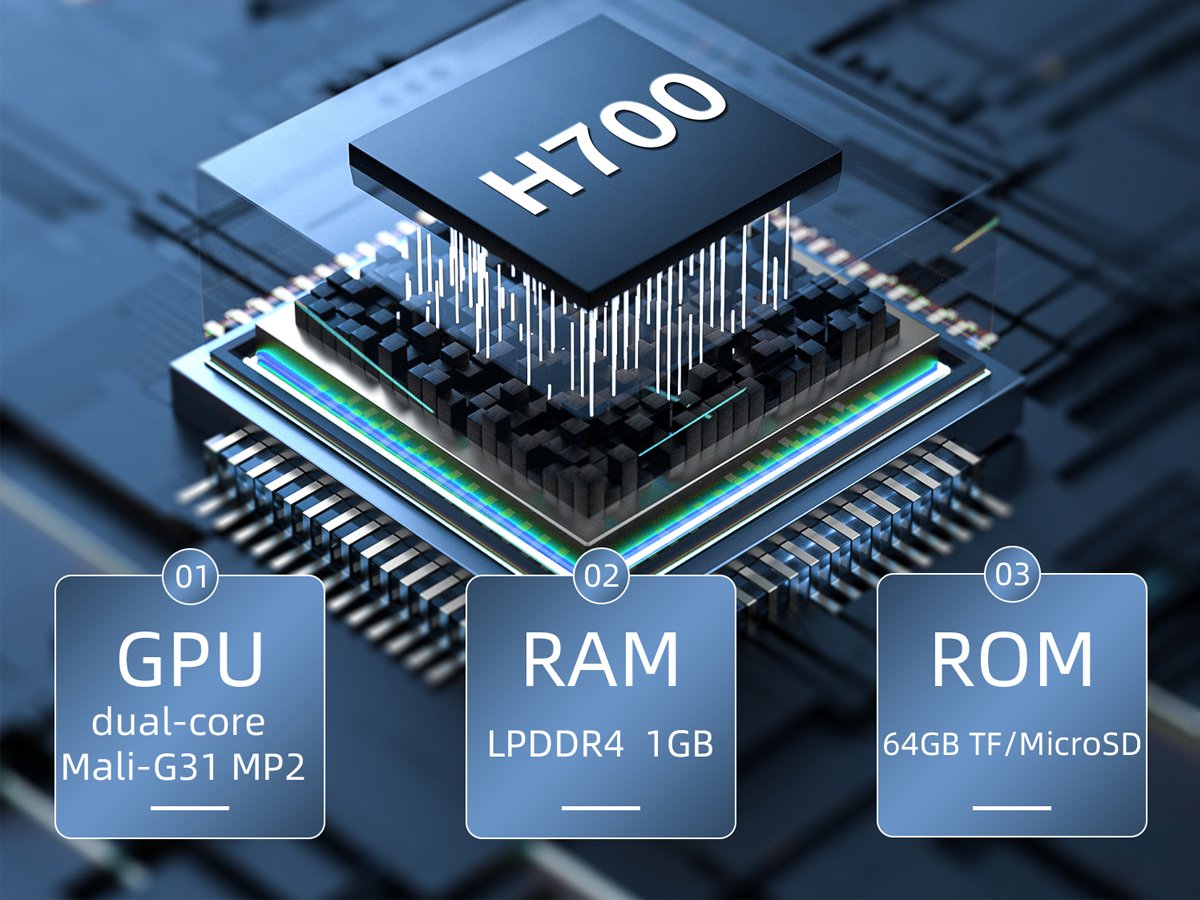 Tragbare Konsole Anbernic RG28XX - Leistungsstarker Prozessor