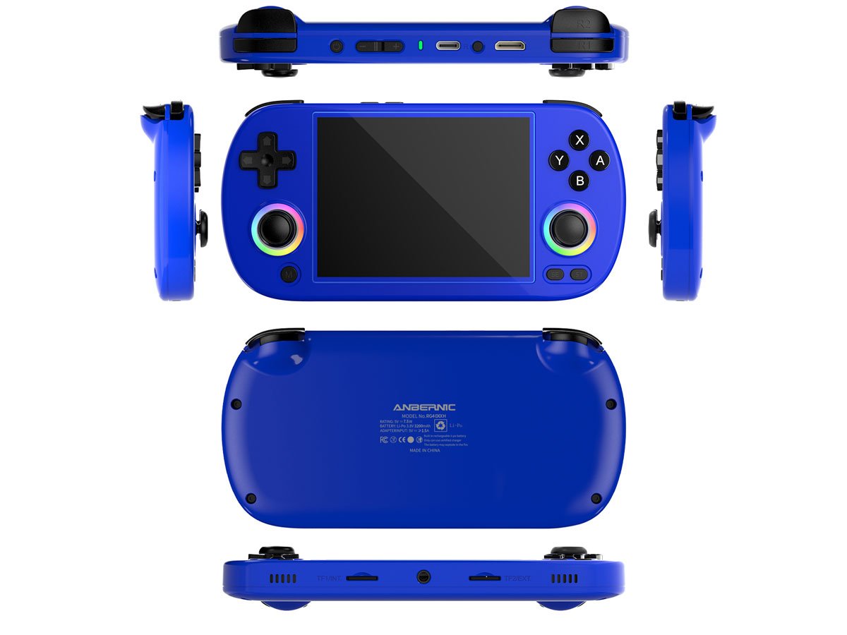 Anbernic RG40xx H Blue budowa
