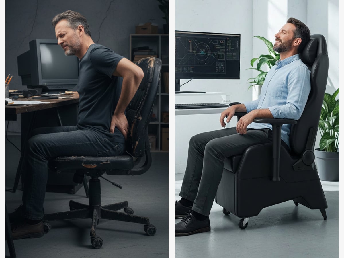 Ergonomia dopasowana do Twojej anatomii