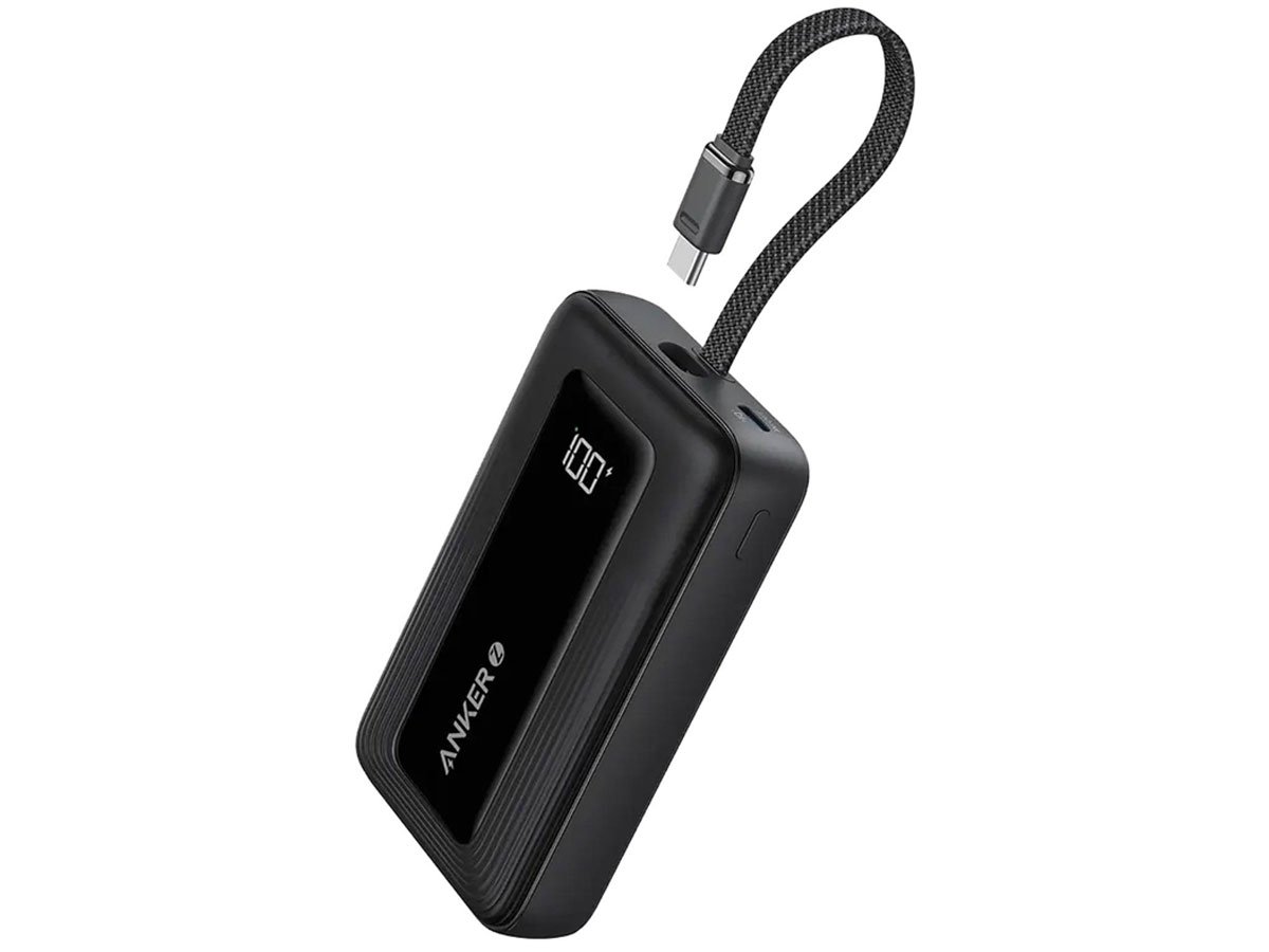 Anker Power Bank 10000mAh 30W USB-C Cable black