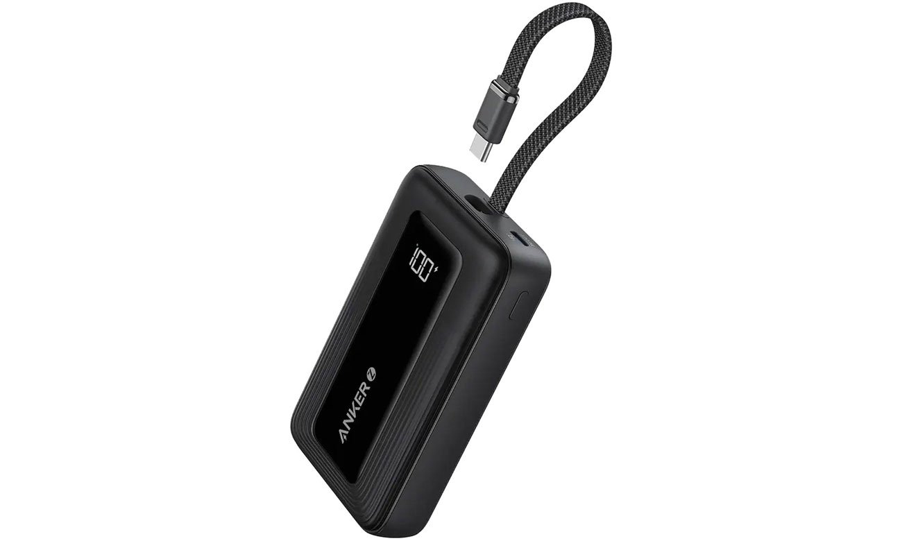 Anker Power Bank 10000mAh 30W USB-C Cable black