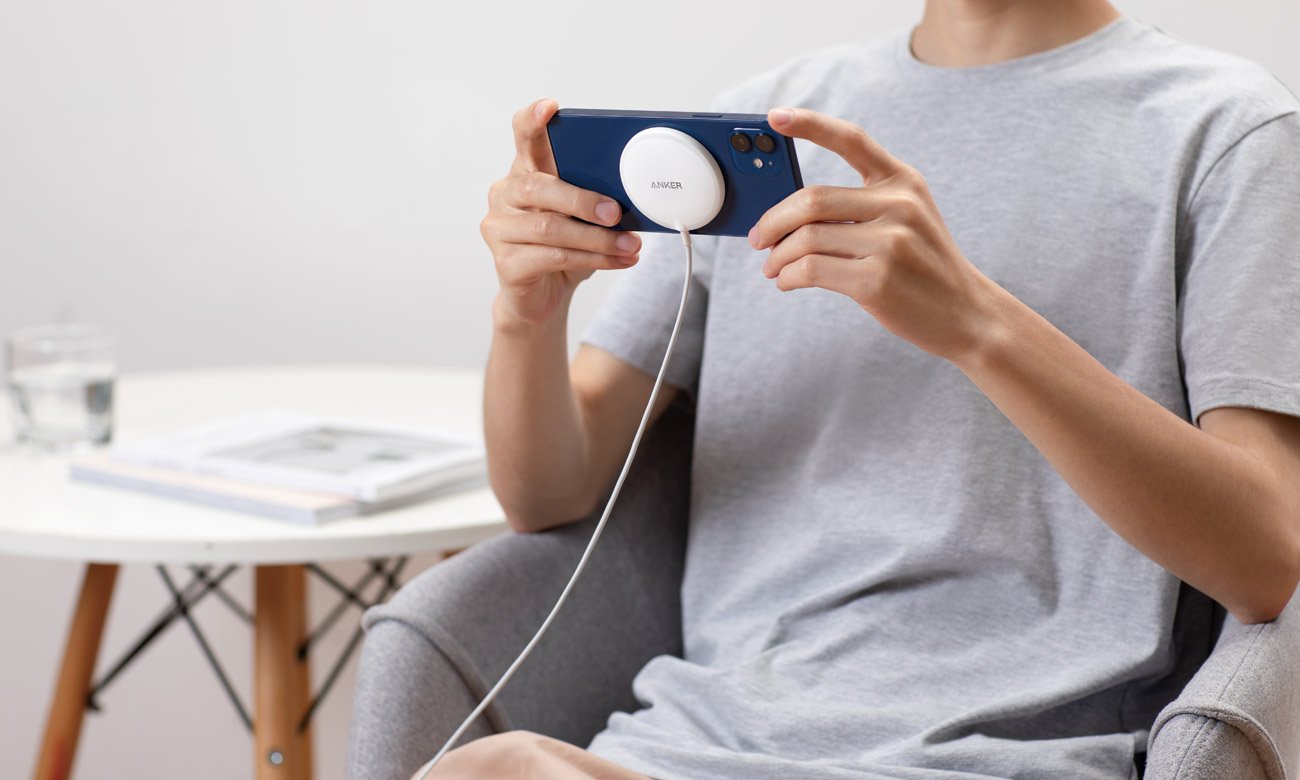 Ładowarka Anker PowerWave Magnetic Pad biały