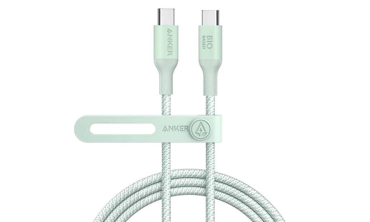Anker 544 Bio-Nylon USB-C na USB-C 1.8 m zielony