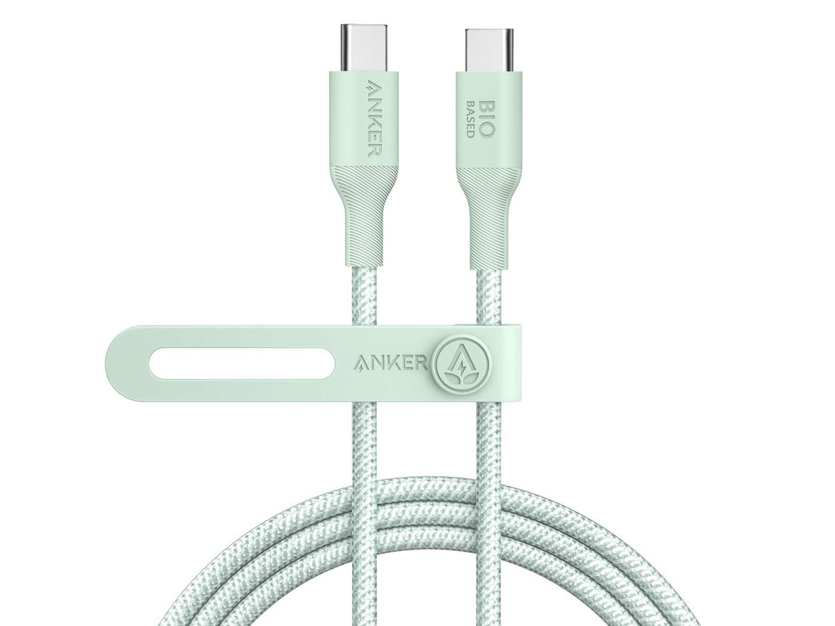 Anker 544 Bio-Nylon USB-C na USB-C 1.8 m zielony