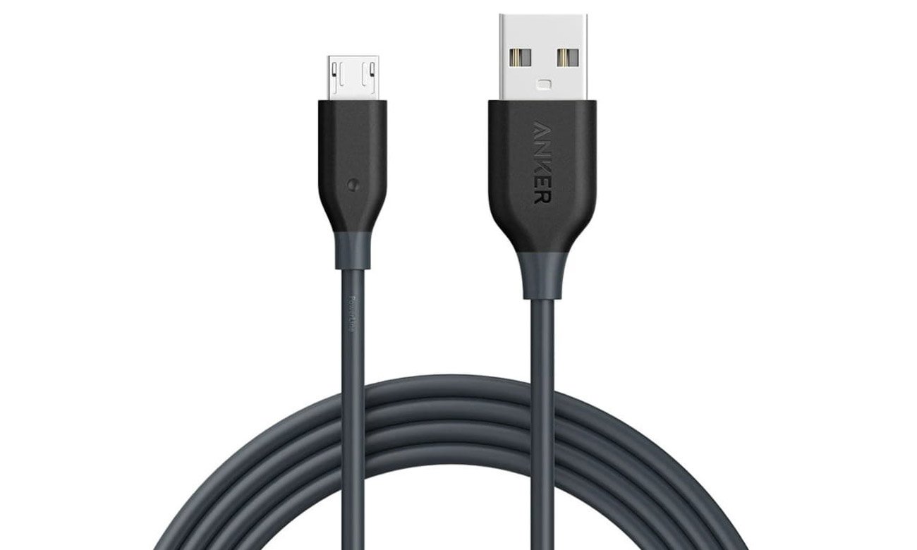 Kabel Anker PowerLine microUSB / USB 1.8m Czarny