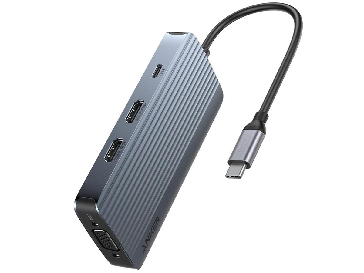 Hub Anker USB-C 8-in-1 Triple Display