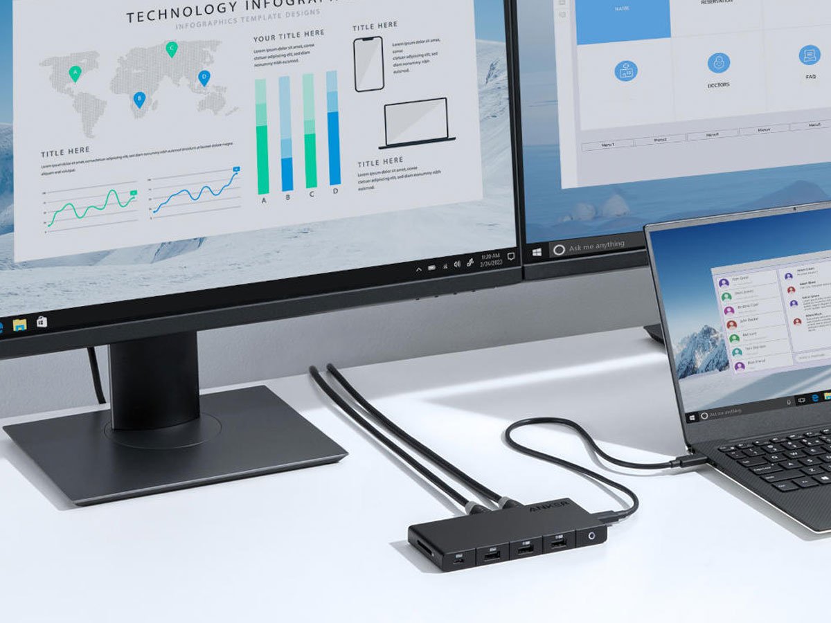 Anker 364 USB-C Hub 10-in-1 Dual 4K HDMI