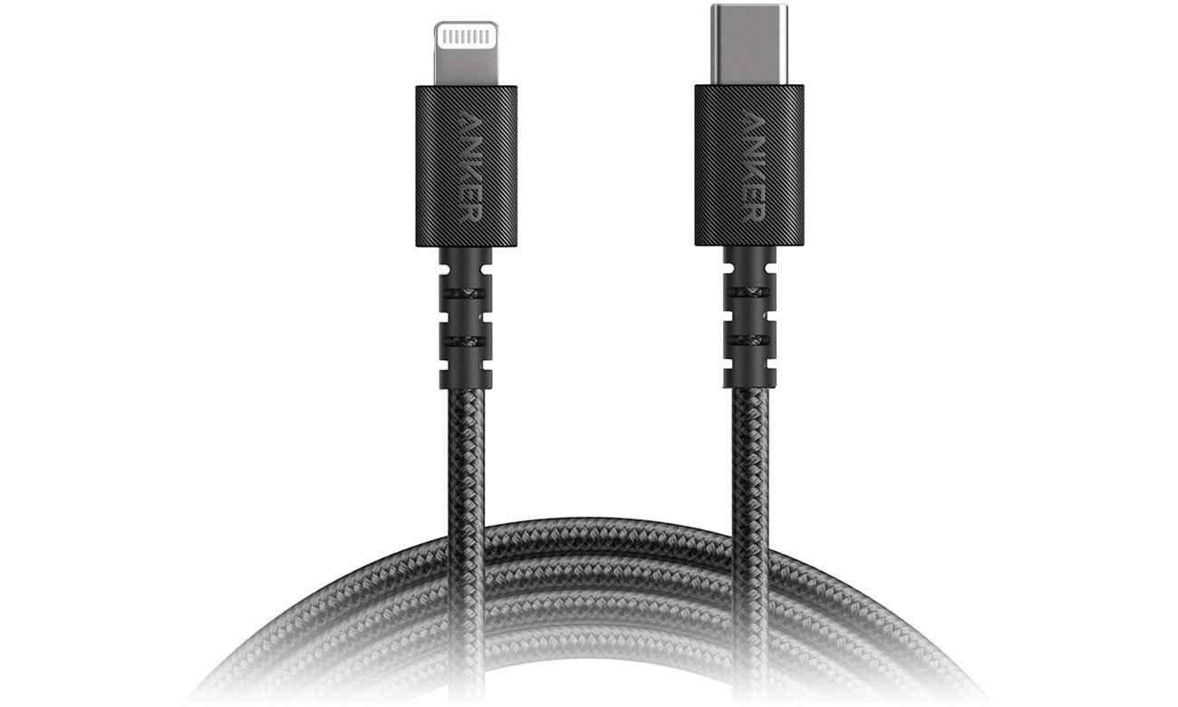 Anker PowerLine USB-C - Lightning 1,8 m czarny A8618H11