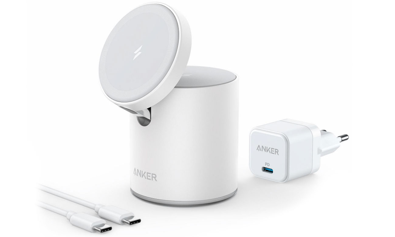 Ładowarka do smartfonów Anker PowerWave Mag-Go 2-in-1 Dock