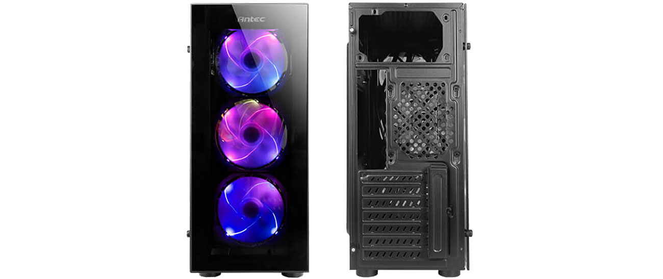 Antec Antec NX210 RGB - Przód, tył