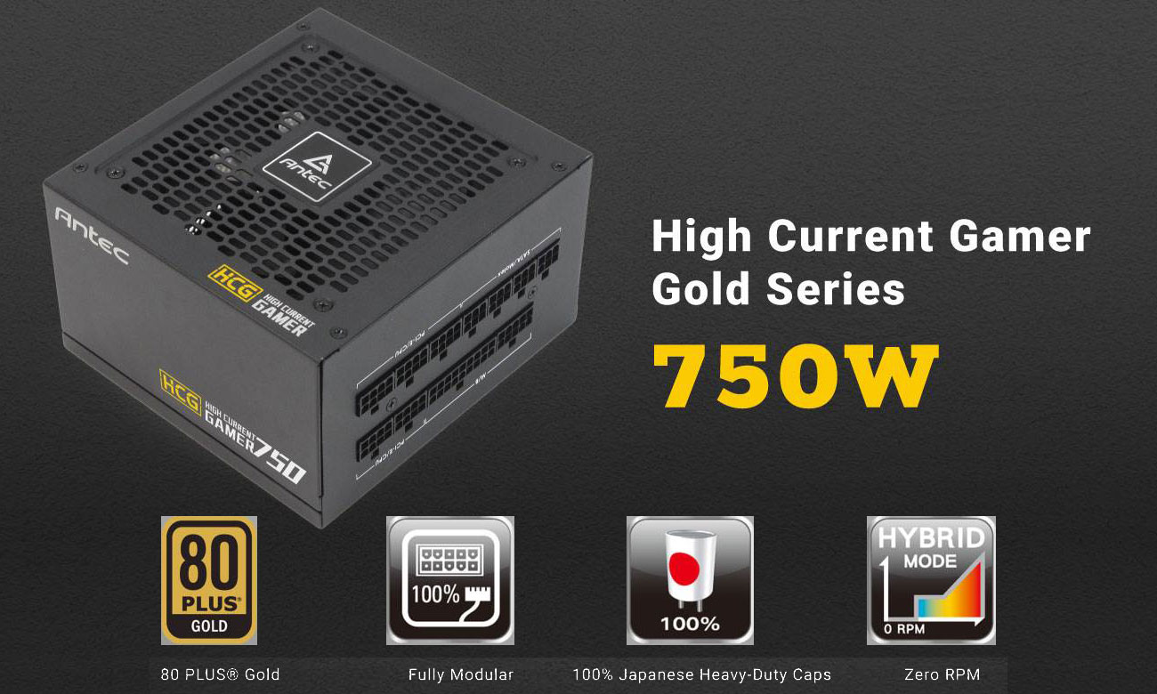 Zasilacz Antec HCG750 Seria High Current Gamer Gold