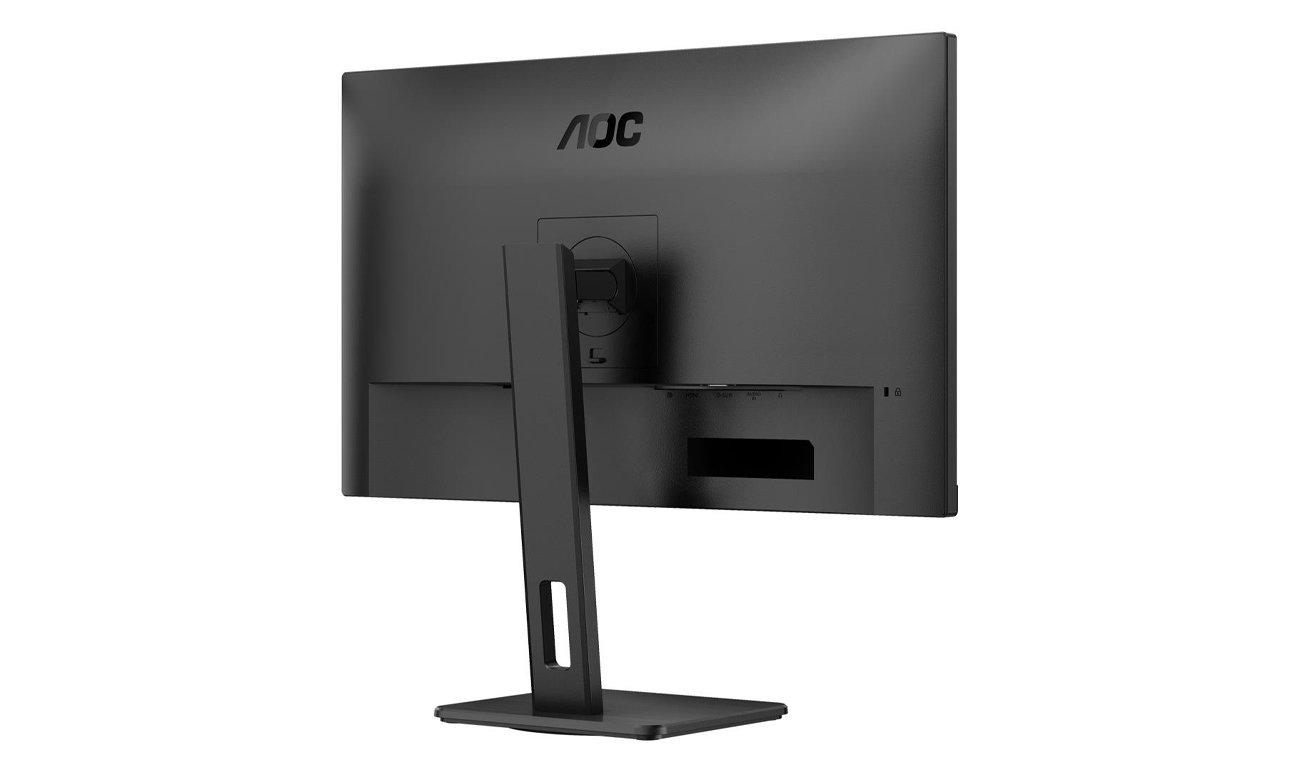 AOC 27E3QAF widok z tyłu pod kątem