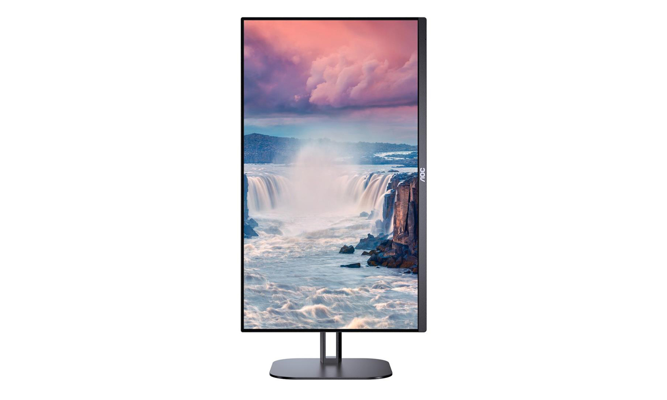 AOC 27V5C/BK widok z przodu, PIVOT