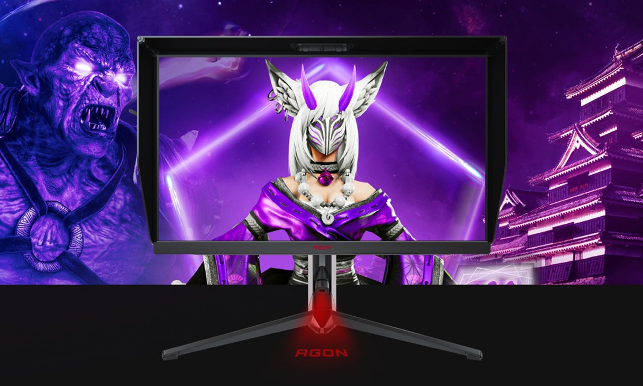 AOC AGON PRO AG274QG widok z przodu