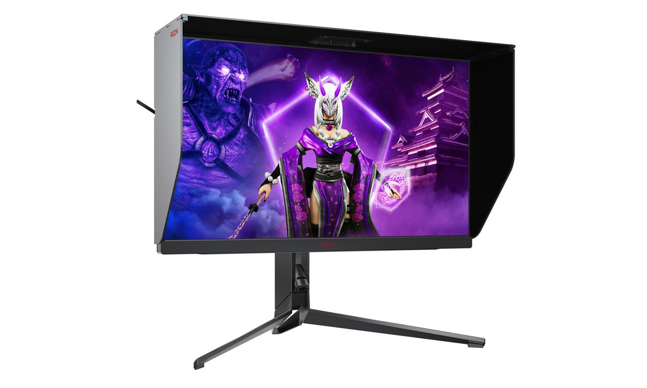 AOC AGON PRO AG274QG widok z przodu pod kątem