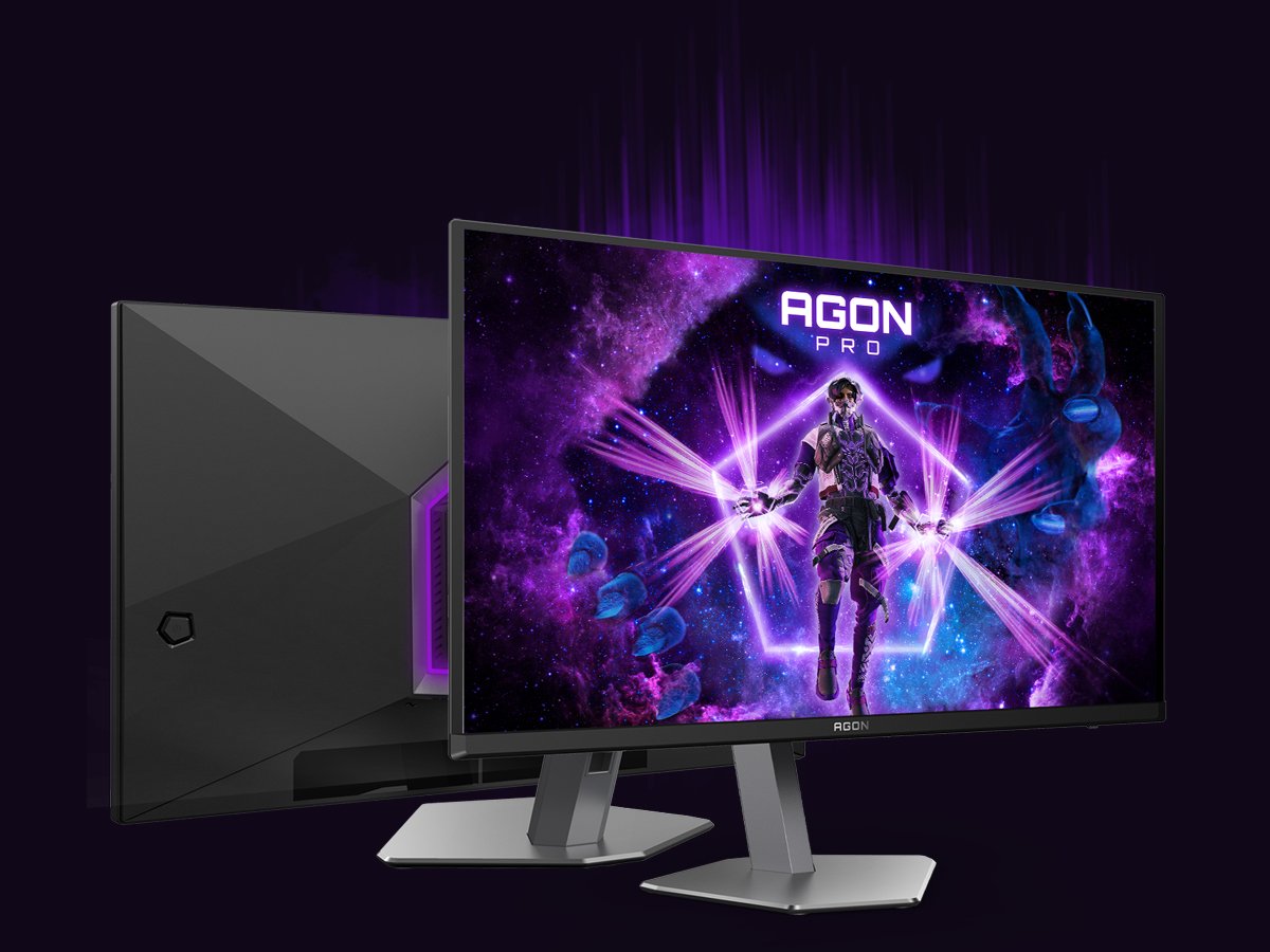 Monitor AOC AGON PRO AG326UD - Widok ogólny, grafika z tłem