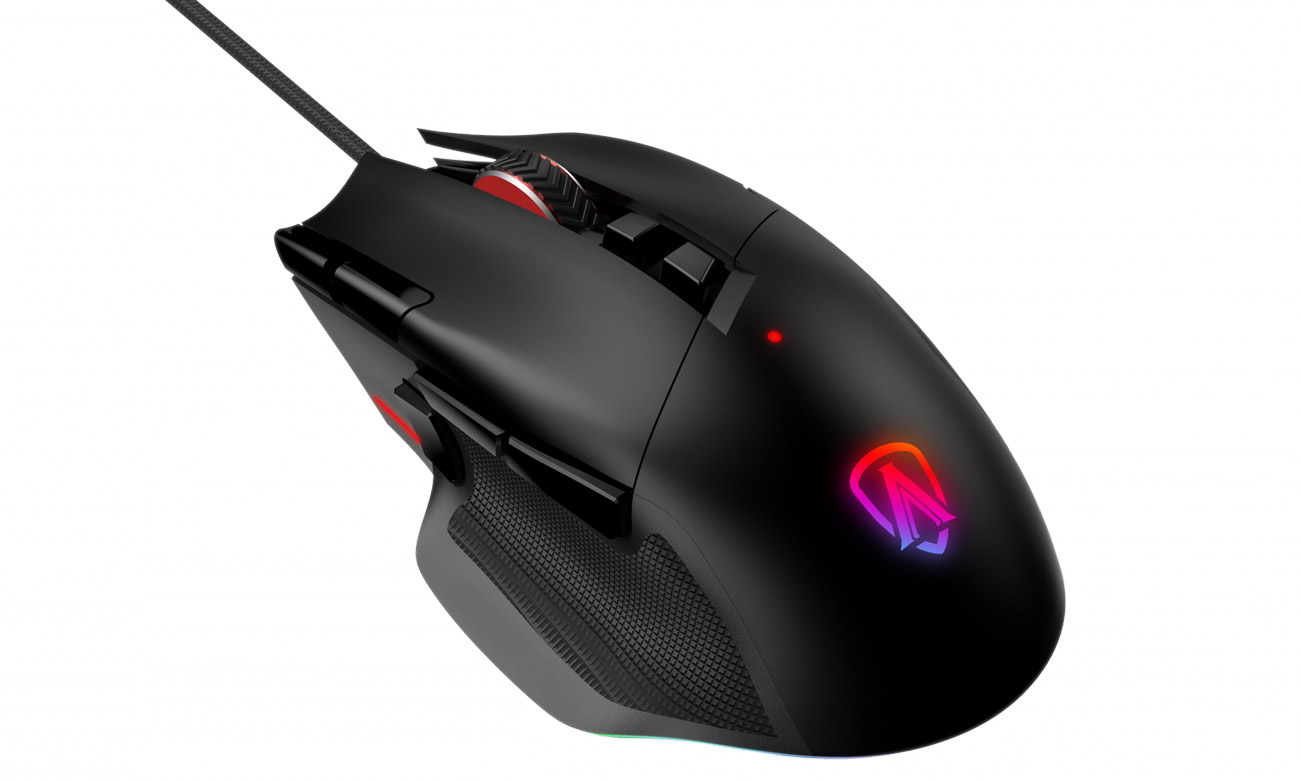 AOC AGM600 RGB widok z góry pod kątem