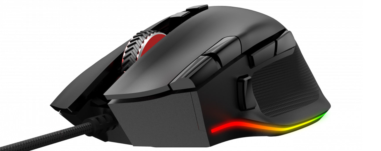 AOC AGM600 RGB widok z boku pod kątem