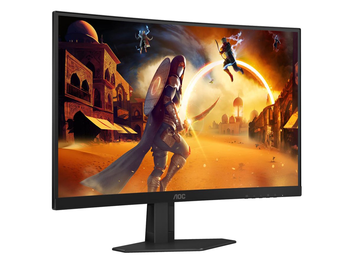 Monitor AOC C27G4ZXU - Widok od przodu pod kątem