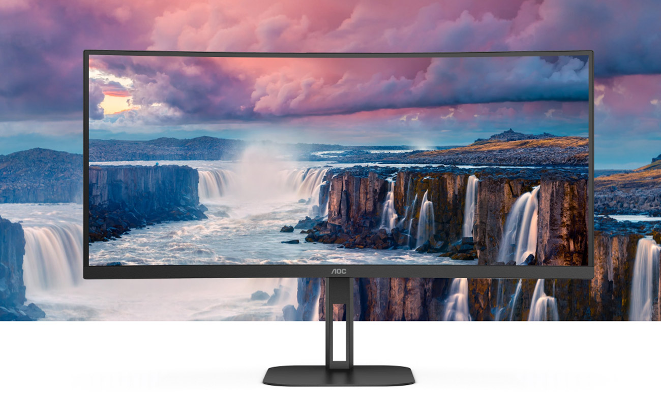 AOC CU34V5C widok z przodu