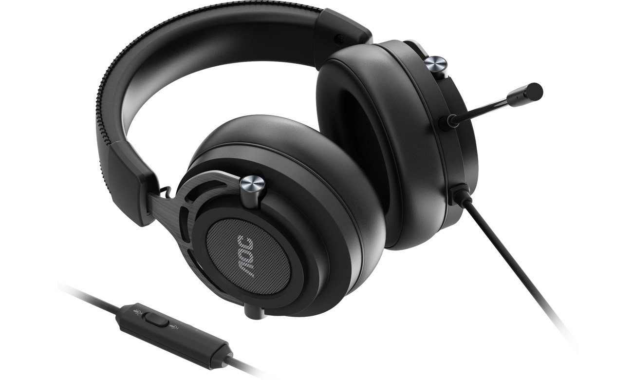 Zestaw słuchawkowy AOC GH200 Gaming Czarny - Odłączany mikrofon
