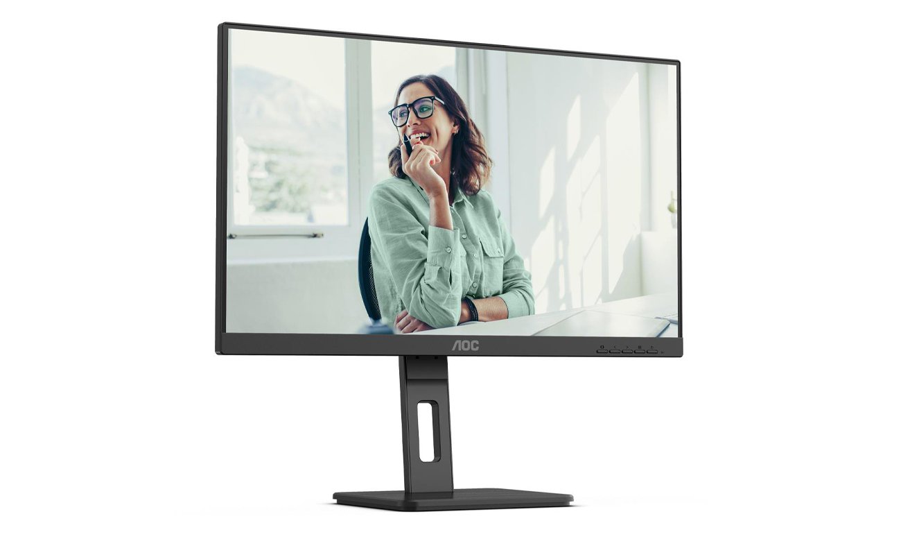 AOC Q27P3CV widok z przodu pod kątem