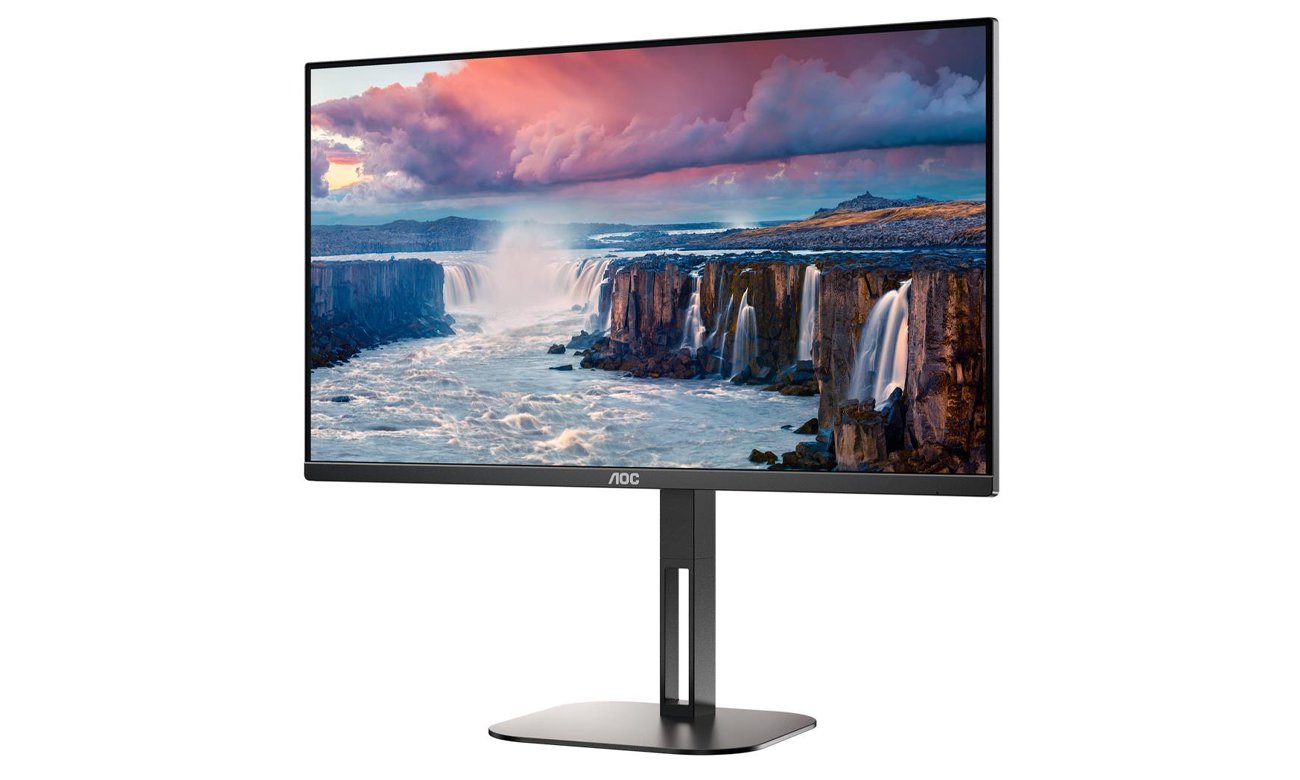 AOC Q27V5C/BK widok z przodu pod kątem