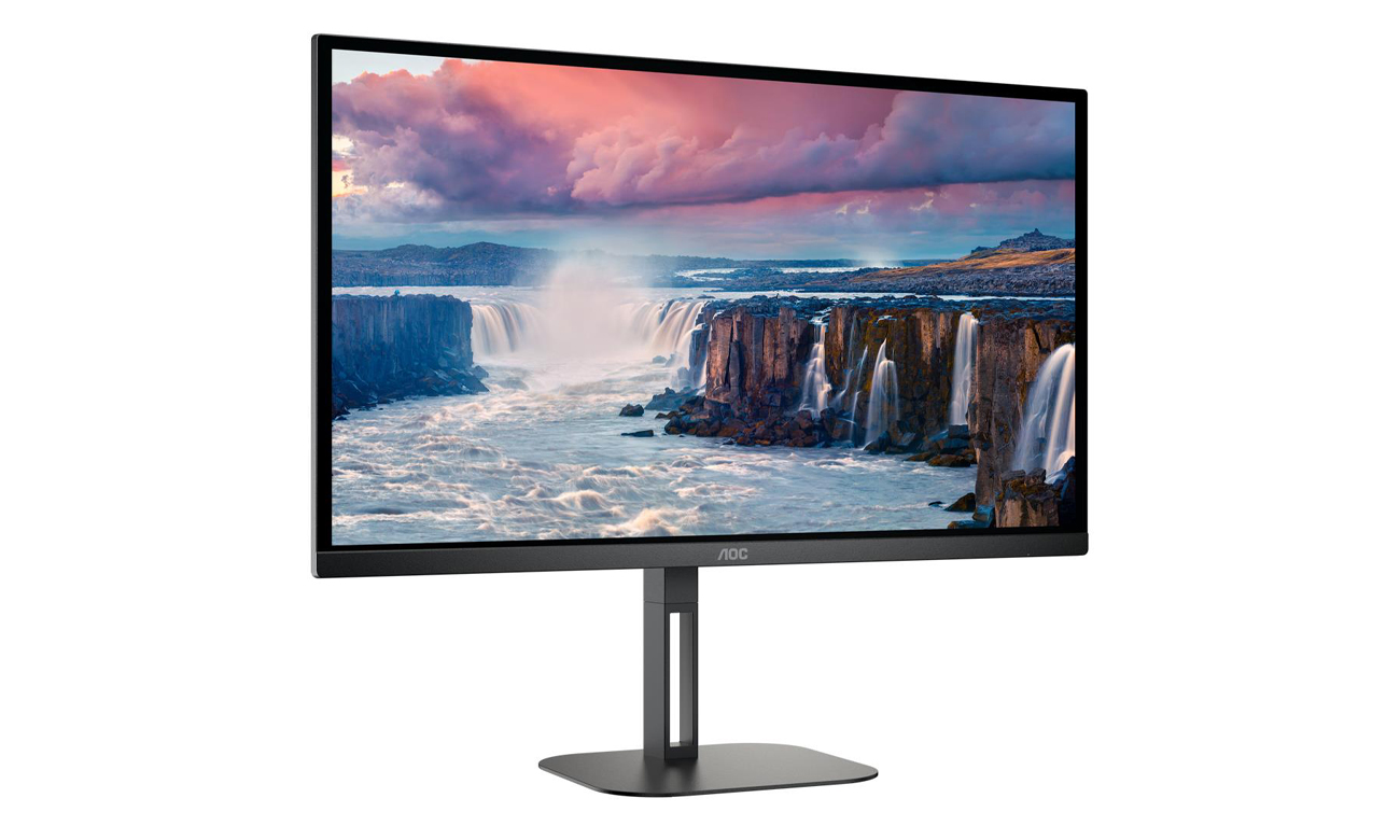 AOC Q27V5N/BK widok z przodu pod kątem